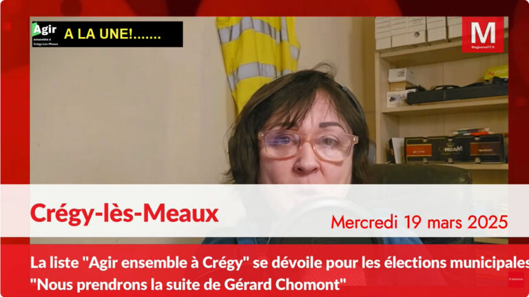 Magjournal77 : Agir ensemble à Crégy prend la suite de Gérard Chomont