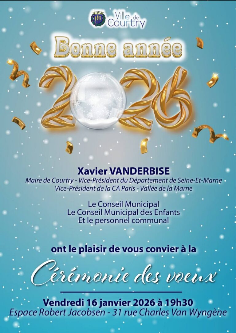 Cérémonie des vœux à Ville de Courtry